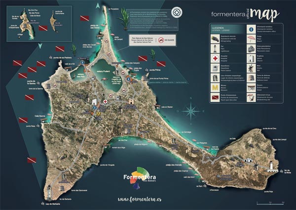 Turismo de Formentera » Folletos, mapas y guías de