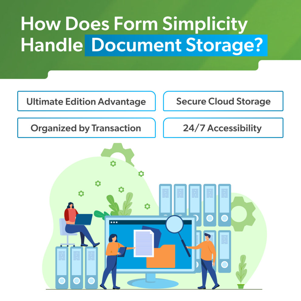 Where are my signed real estate documents stored? How Form Simplicity