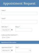 Appointment Request Form Template | Formsite
