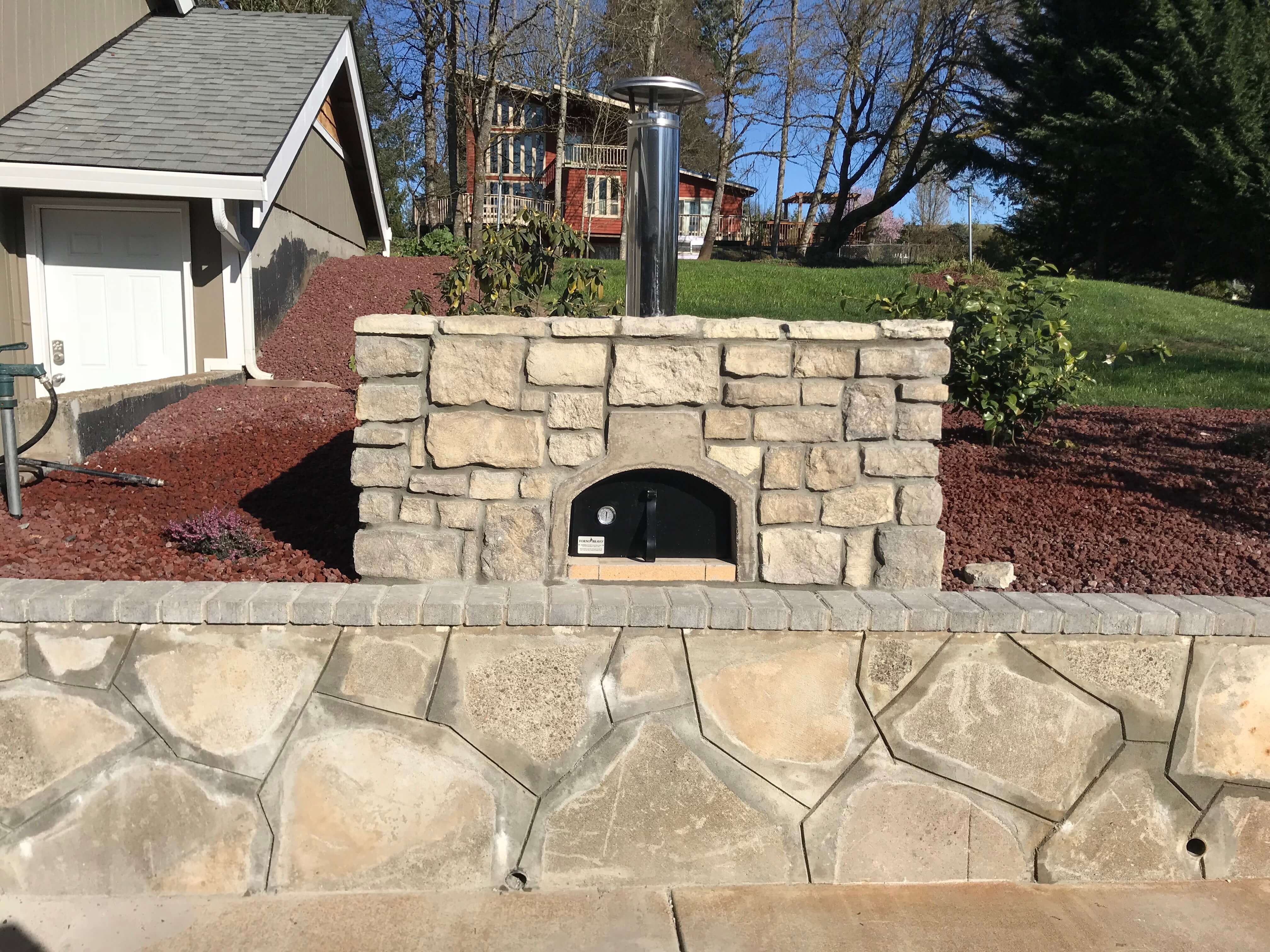 Stan D Modular Pizza Oven with Stone 2 Forno Bravo. Authentic Wood