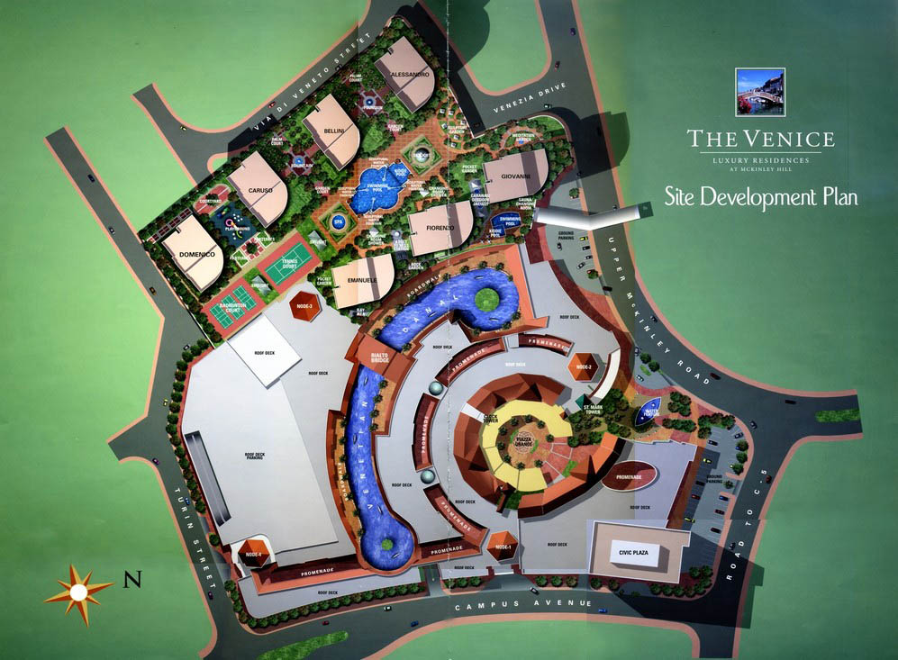 The Venice Site Development Plan Global City Mckinley Hills and Fort