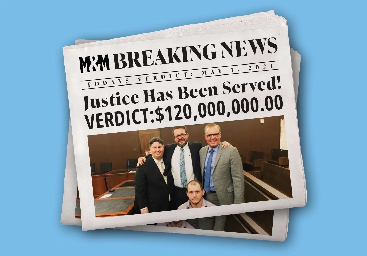 Size Matters & Secures 120 Million Verdict, One of
