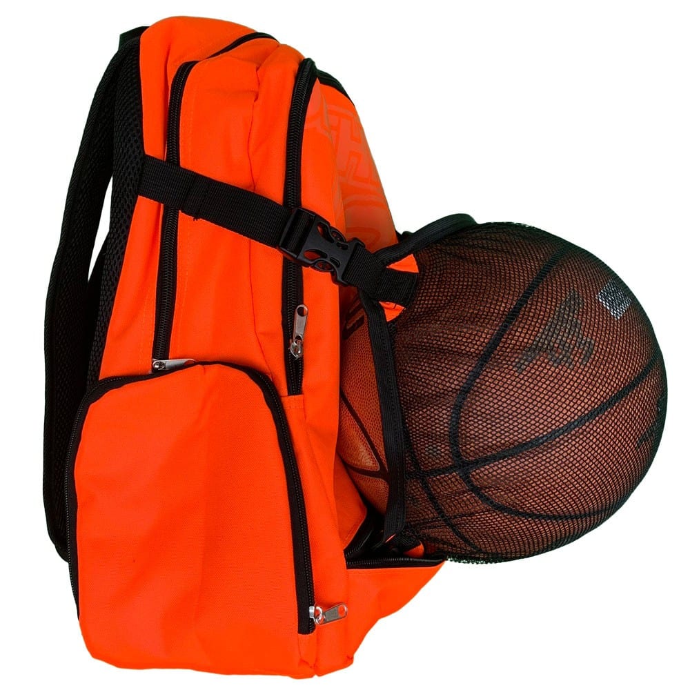 Basketball Rucksack 43 mit orange FOR THREE 43 Basketball