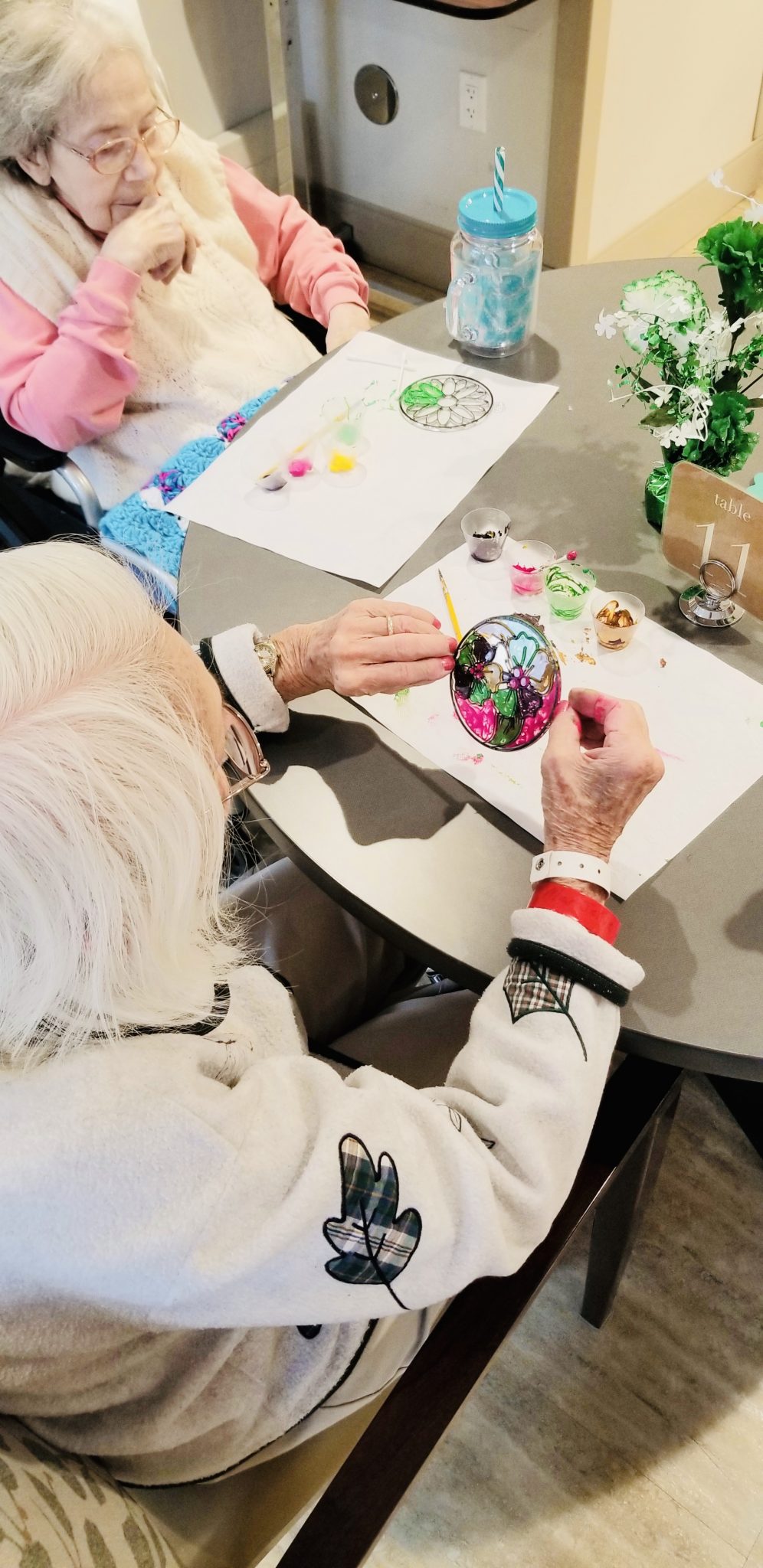Positive Post of Today FH Residents participate in an Art Lesson