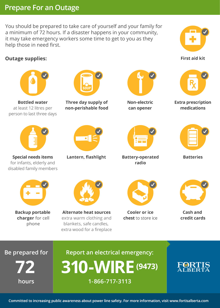Prepare for a Power Outage FortisAlberta