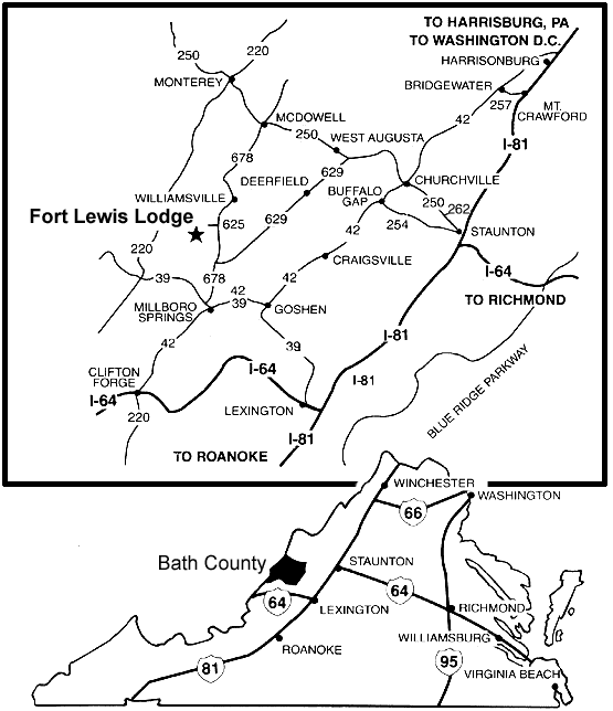 Fort Lewis Lodge Bath County Virginia Inn, B&B, Cabins and Restaurant