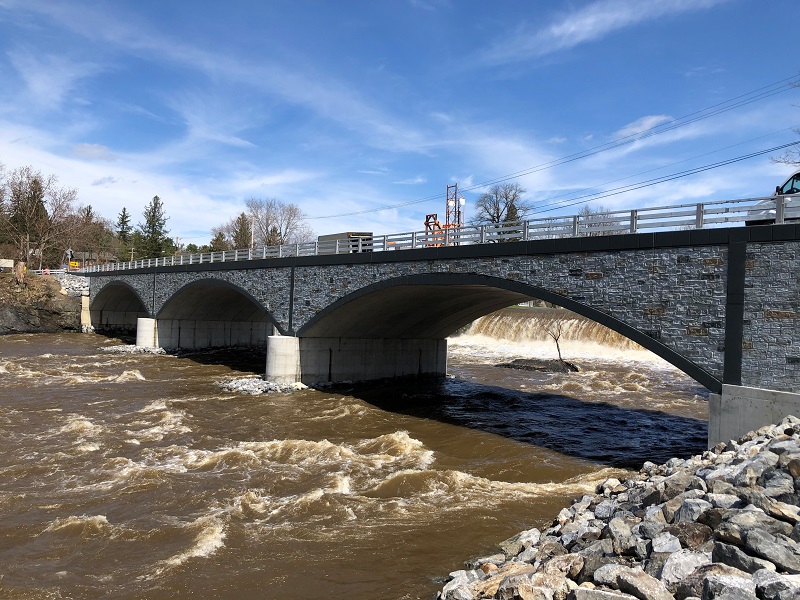 Final Photos of Fort Miller's Precast Arch Bridge Fort Miller Precast