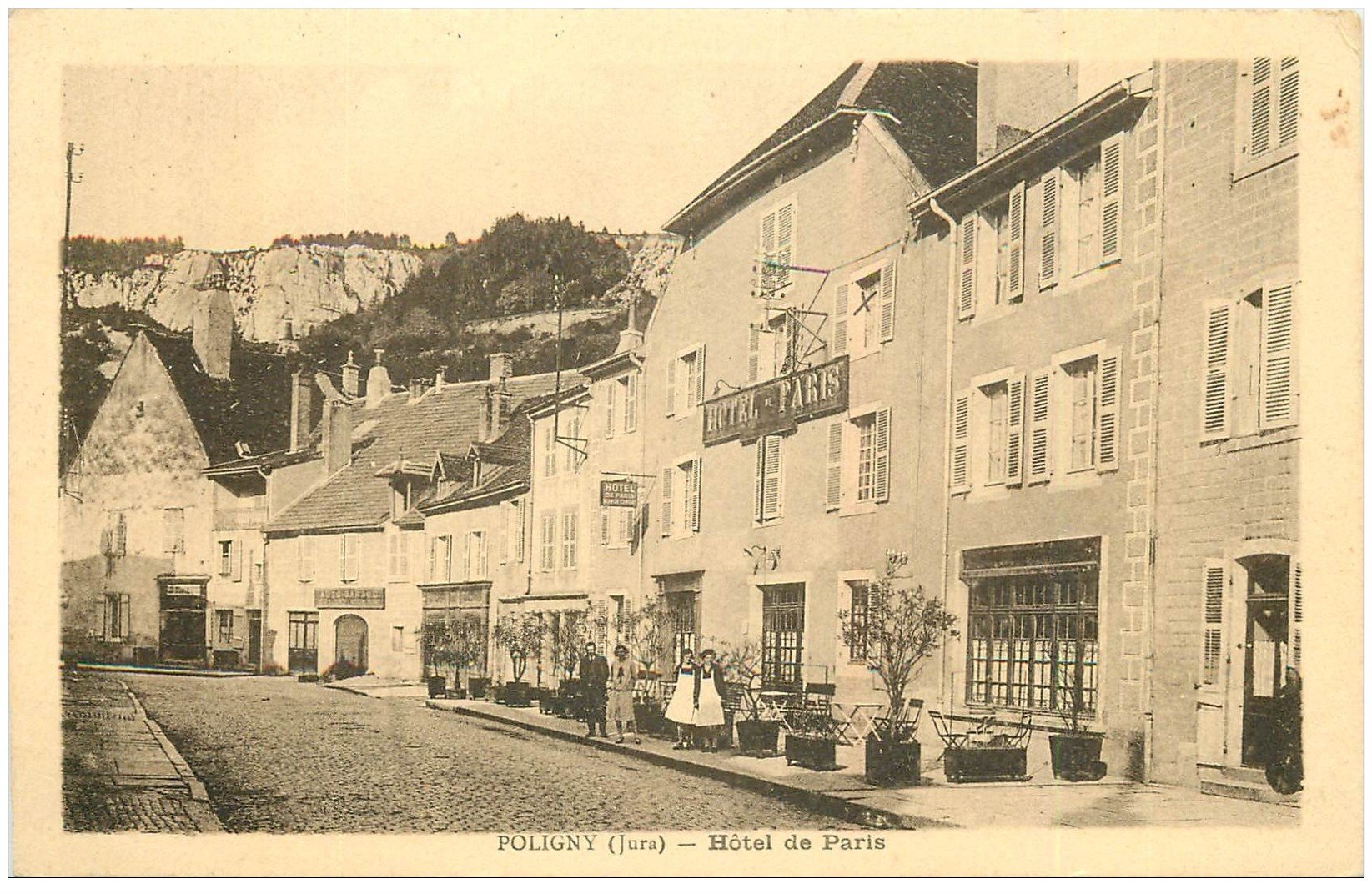 39 POLIGNY. Hôtel de Paris 1936