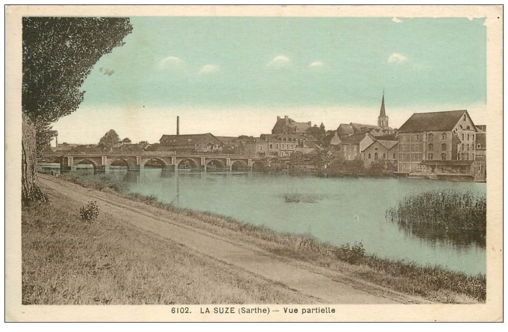 72 LA SUZE SUR SARTHE. Vue partielle