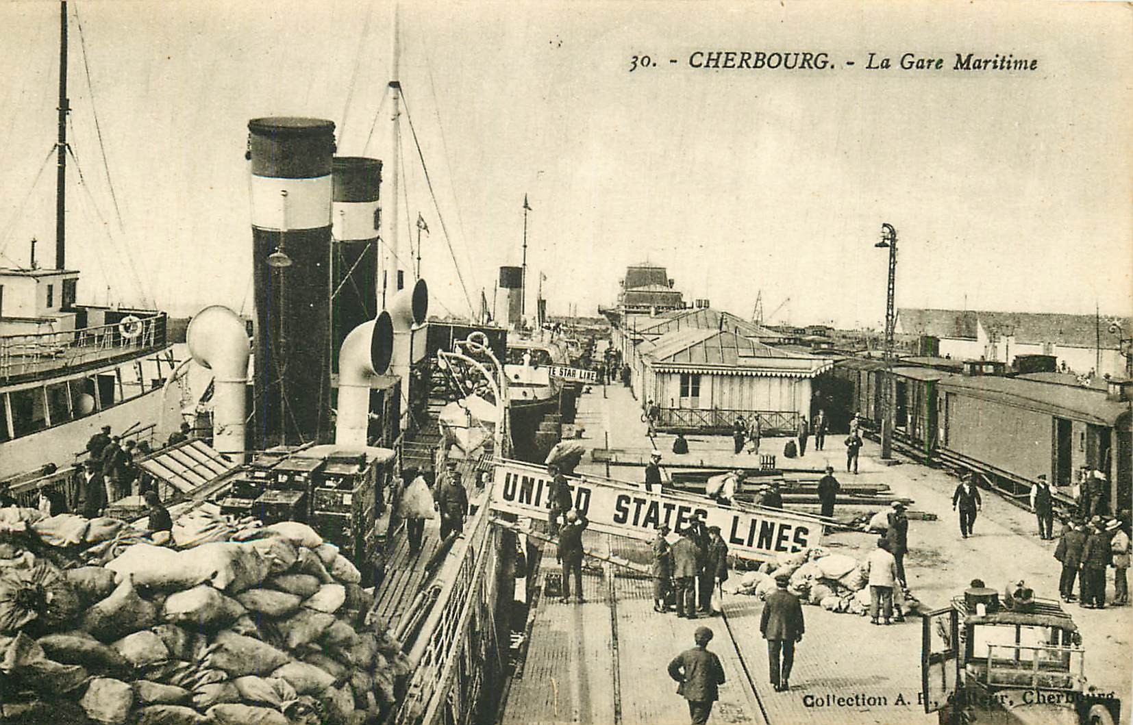 50 CHERBOURG. Gare Maritime