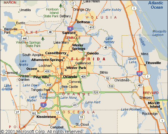 Map Of Orlando Area Florida Orlando Real Estate and Market Trends