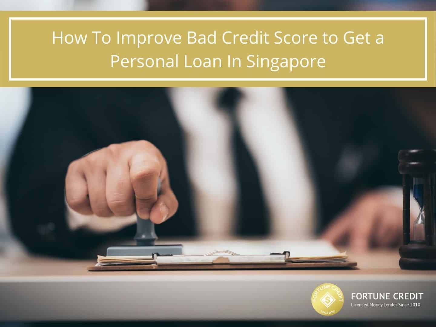 Have a Bad Credit? Here's How You Can Get a Personal Loan