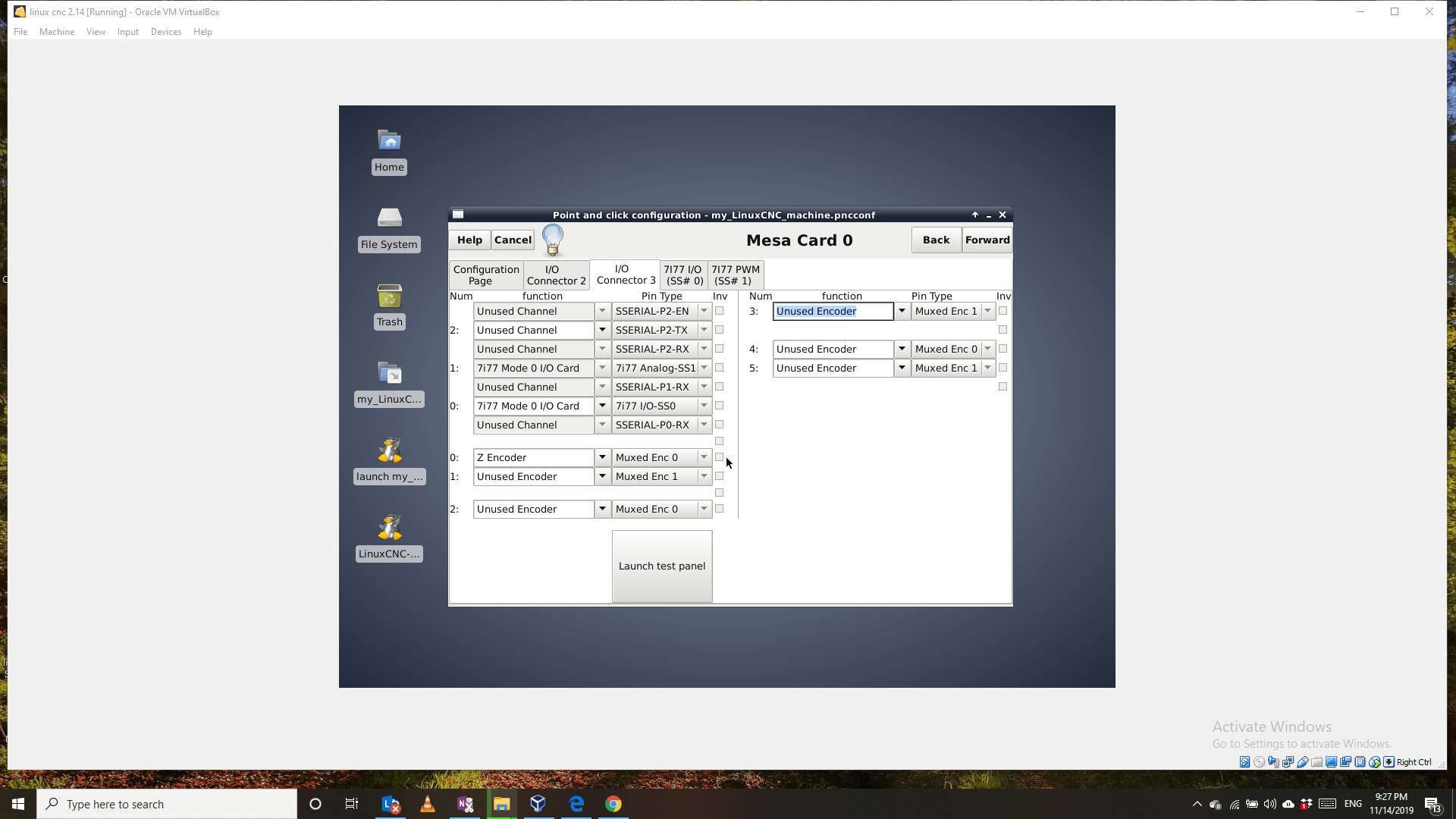 linix cnc retrofit using 2 mesa 5i25 LinuxCNC