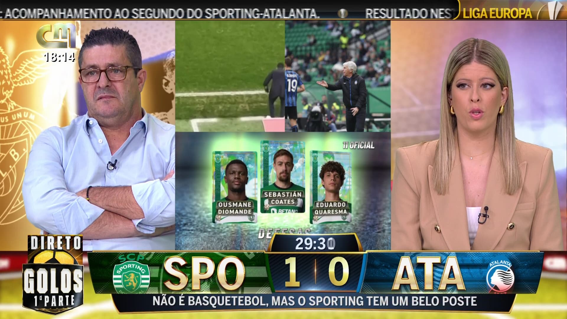 Liga Europa 23/24 Oitavos de Final 1.ª Mão Sporting CP 11