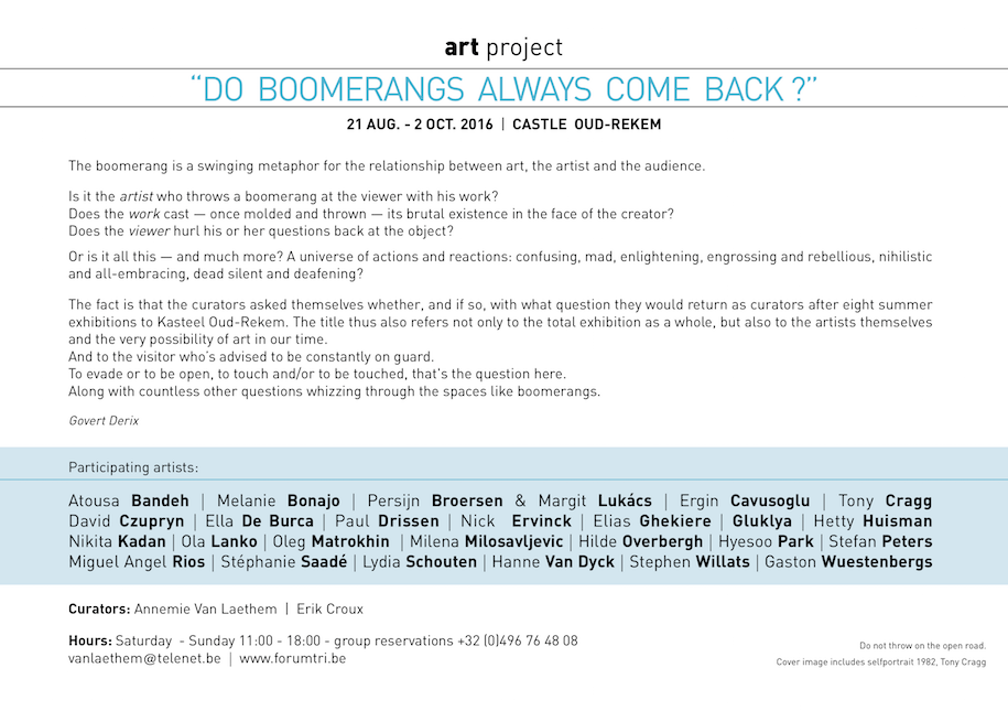 "DO BOOMERANGS ALWAYS COME BACK?" en.forumtri.be