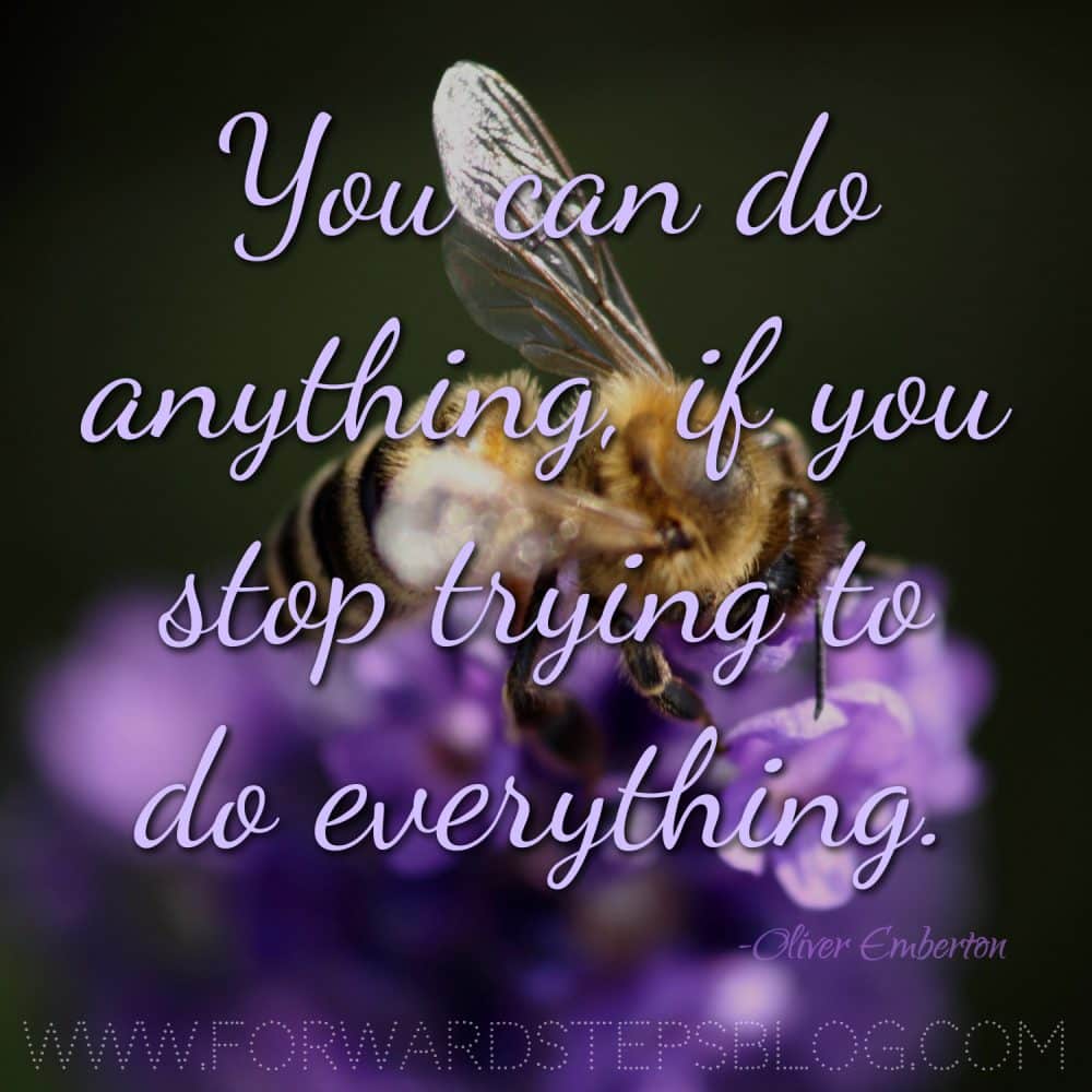 The Thing To Do Is To Keep Swinging! Forward Steps