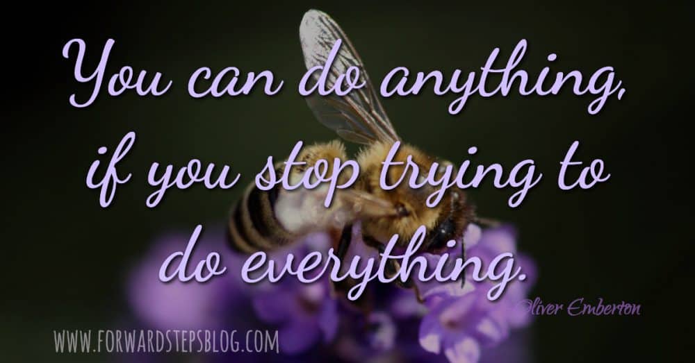 The Thing To Do Is To Keep Swinging! Forward Steps