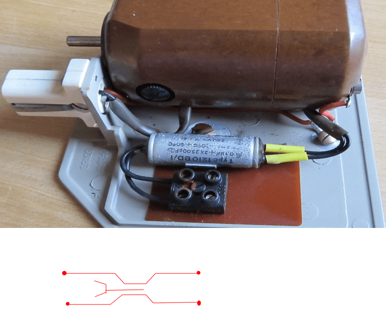 Sewing machine Pfaff 332 motor capacitor replacement Page 1