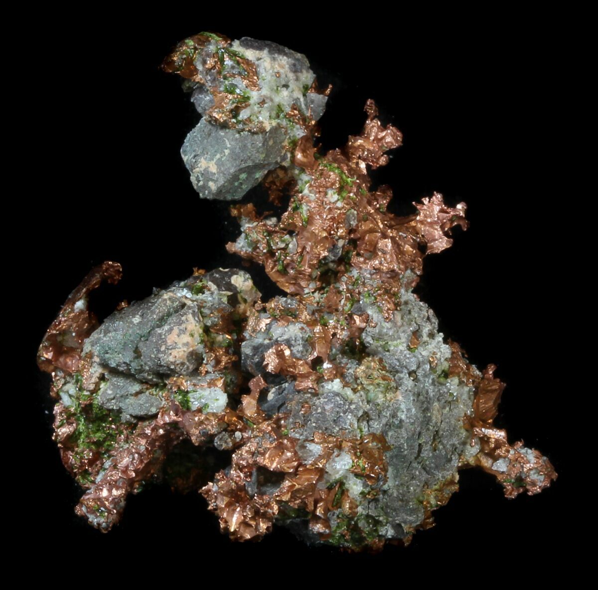 1.6" Natural, Native Copper Specimen Michigan For Sale (34907)