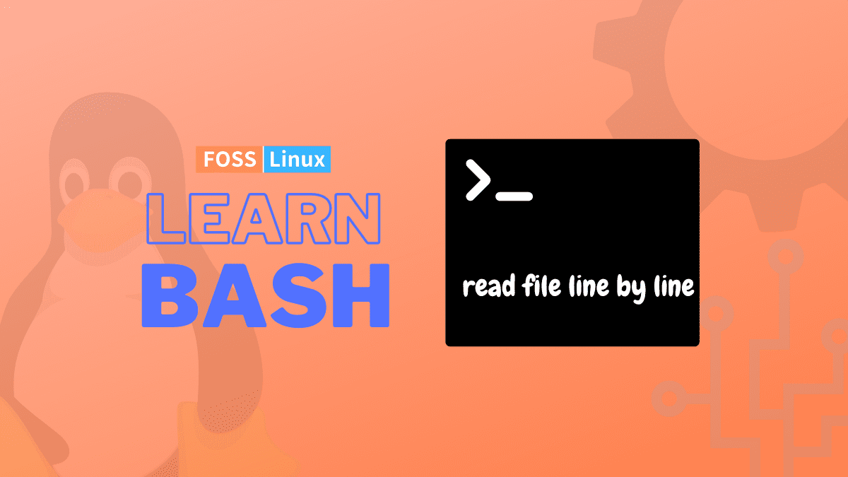 How to read a file line by line in Bash FOSS Linux
