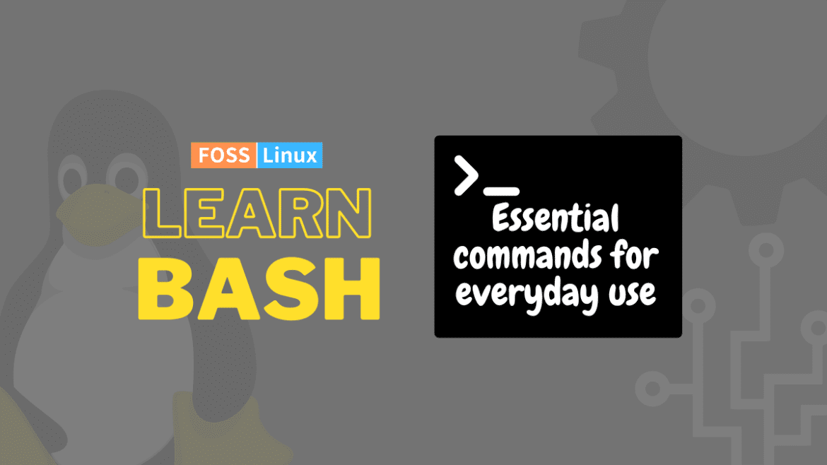 15 Essential Bash Commands for Everyday use FOSS Linux
