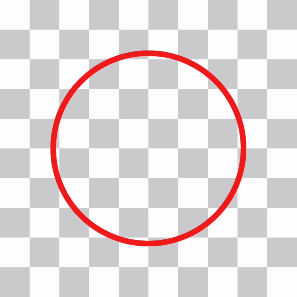 Cortar suas fotos em um círculo online Fotoefeitos