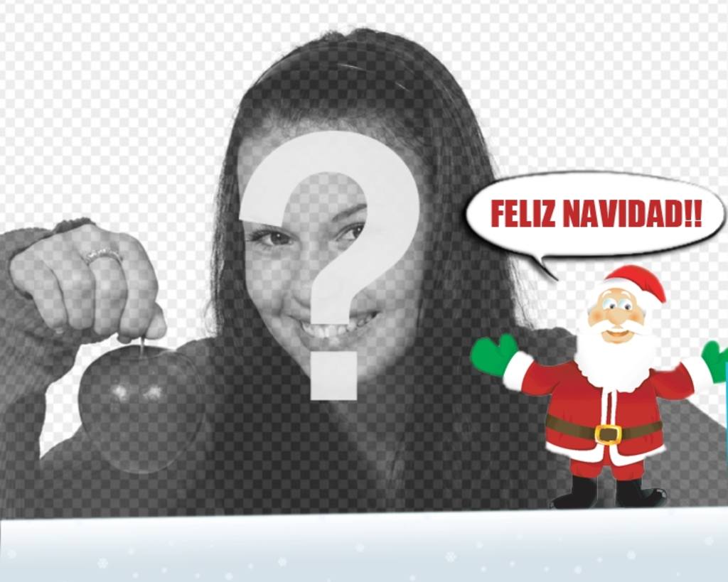 Fotomontaggi divertenti di Babbo Natale e Natale Fotoeffetti