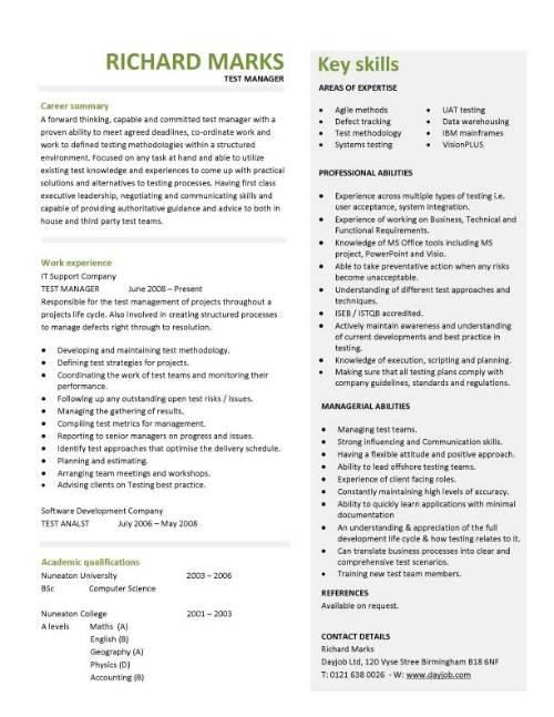 CV Example Fotolip