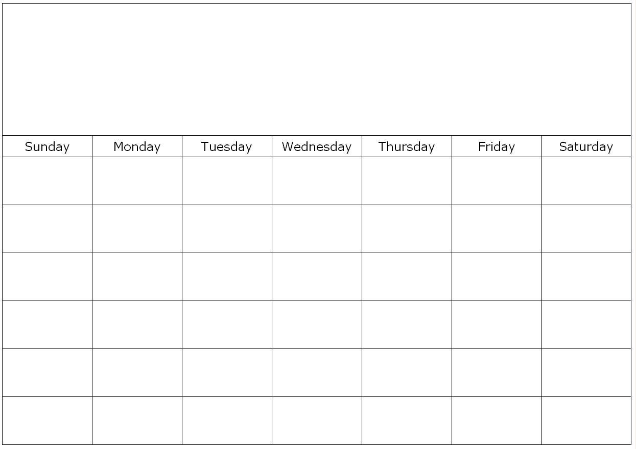 Free Customized Printable Calendar Templates