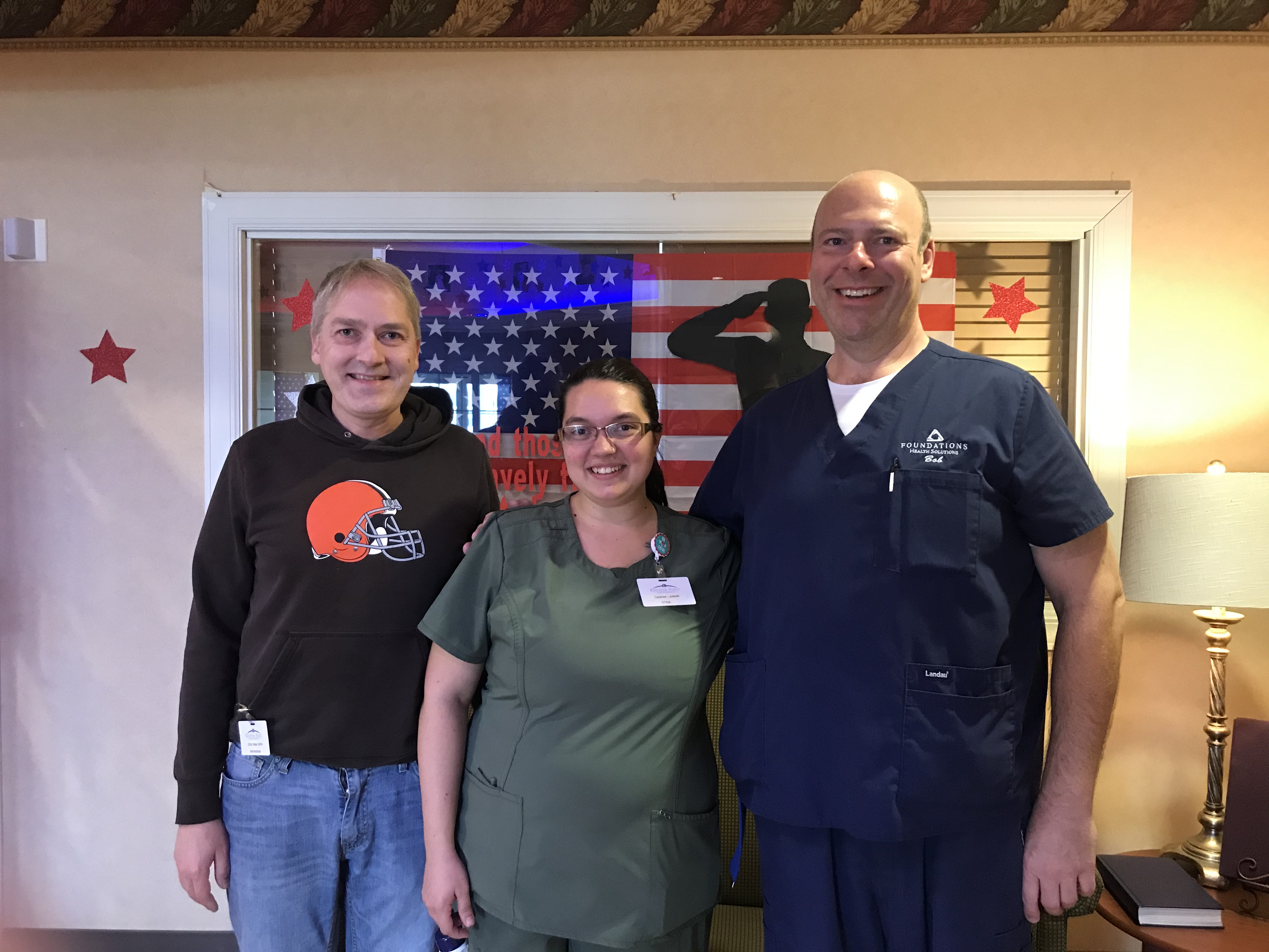 Foundations Health VP Works Alongside LaGrange Nursing Home STNA