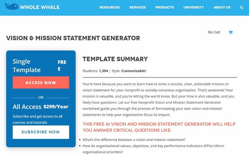 6 Best Free Mission & Vision Statement Generators in 2022 (2023)
