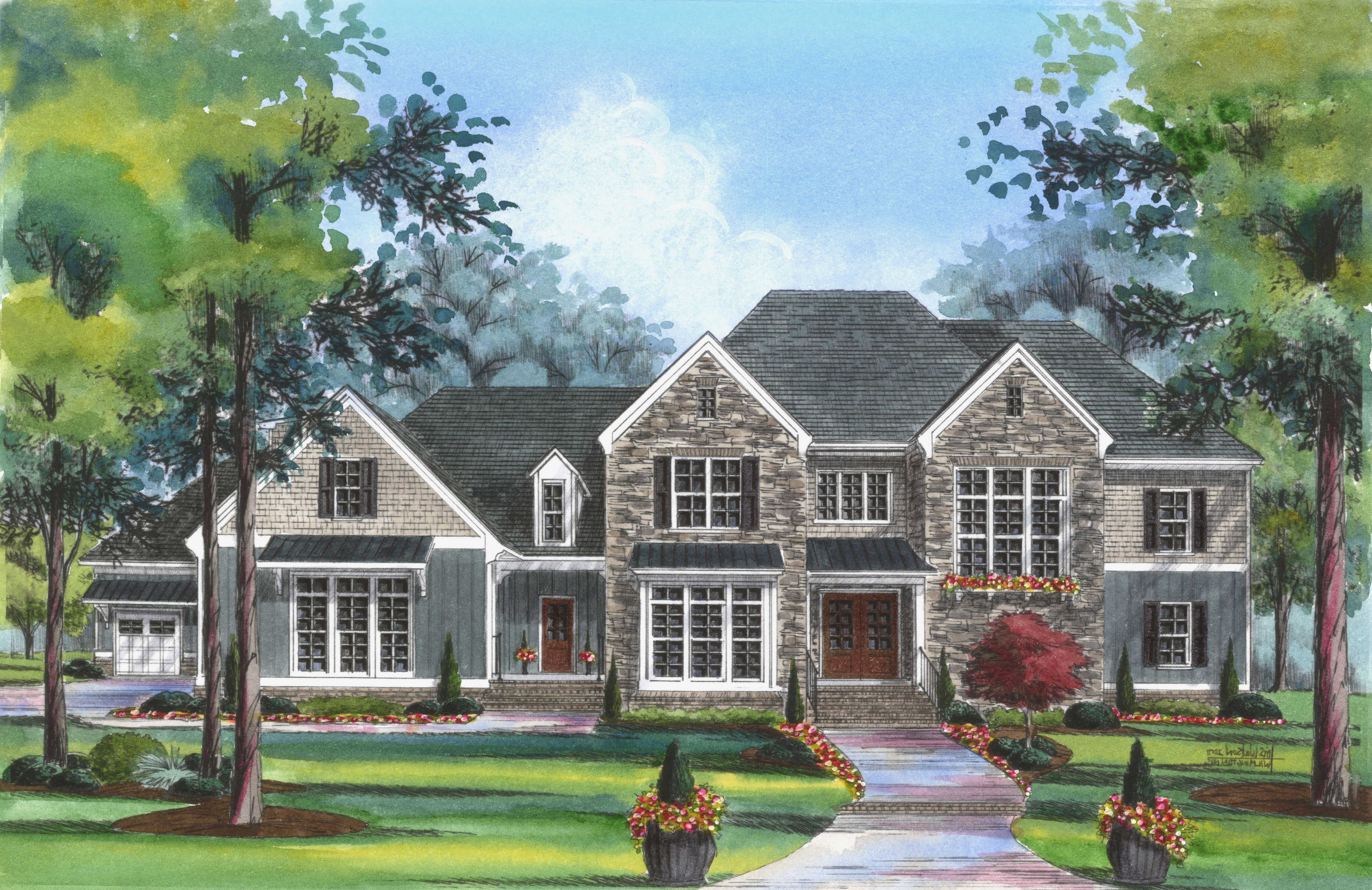 New Waterfront Home in Founders Pointe Offers Privacy, View, and Plenty