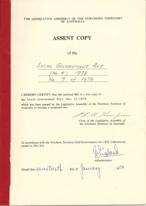 Local Government Act 1976 / An act to revise and consolidate the laws