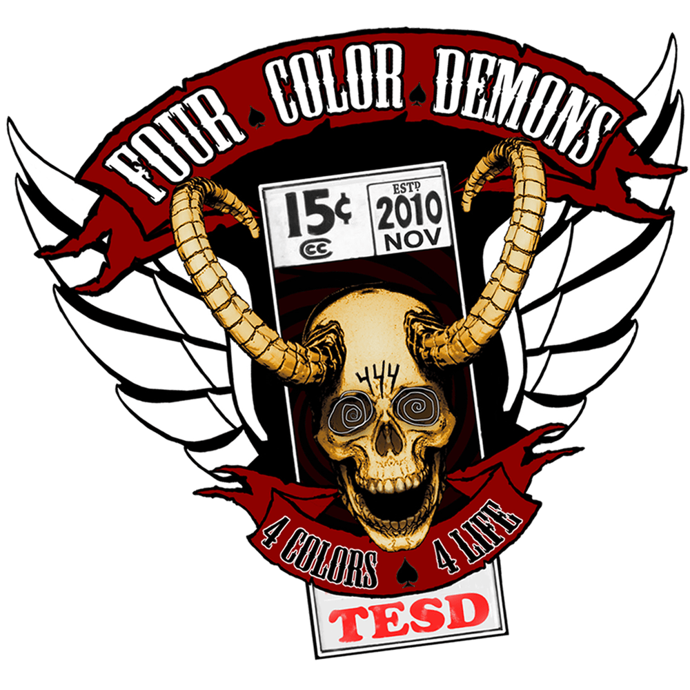 Four Color Demons The Original Motorcycle Club for Comic