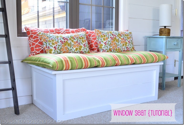 How to build a window seat {tutorial} Four Generations One Roof Blog