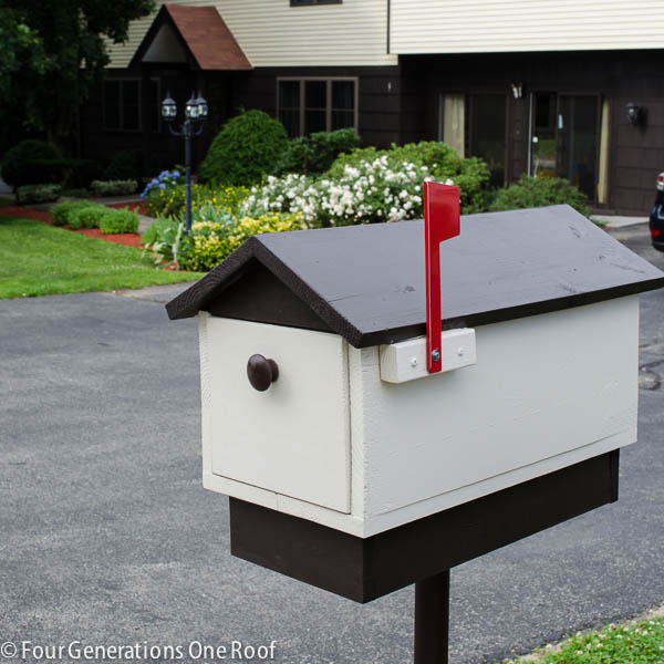 How to make a mailbox {diy tutorial} Four Generations One Roof