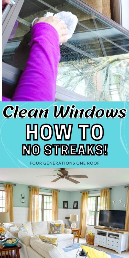 HOW TO CLEAN WINDOWS WITHOUT STREAKS