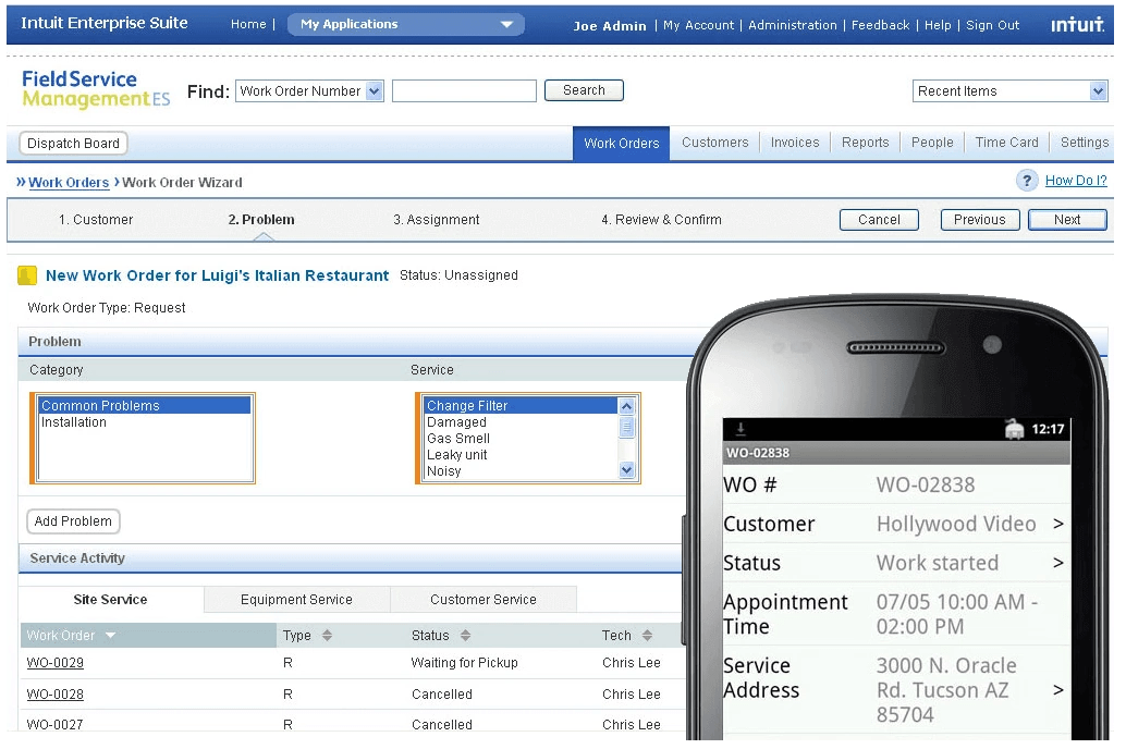 Intuit Field Service Management Software For QuickBooks