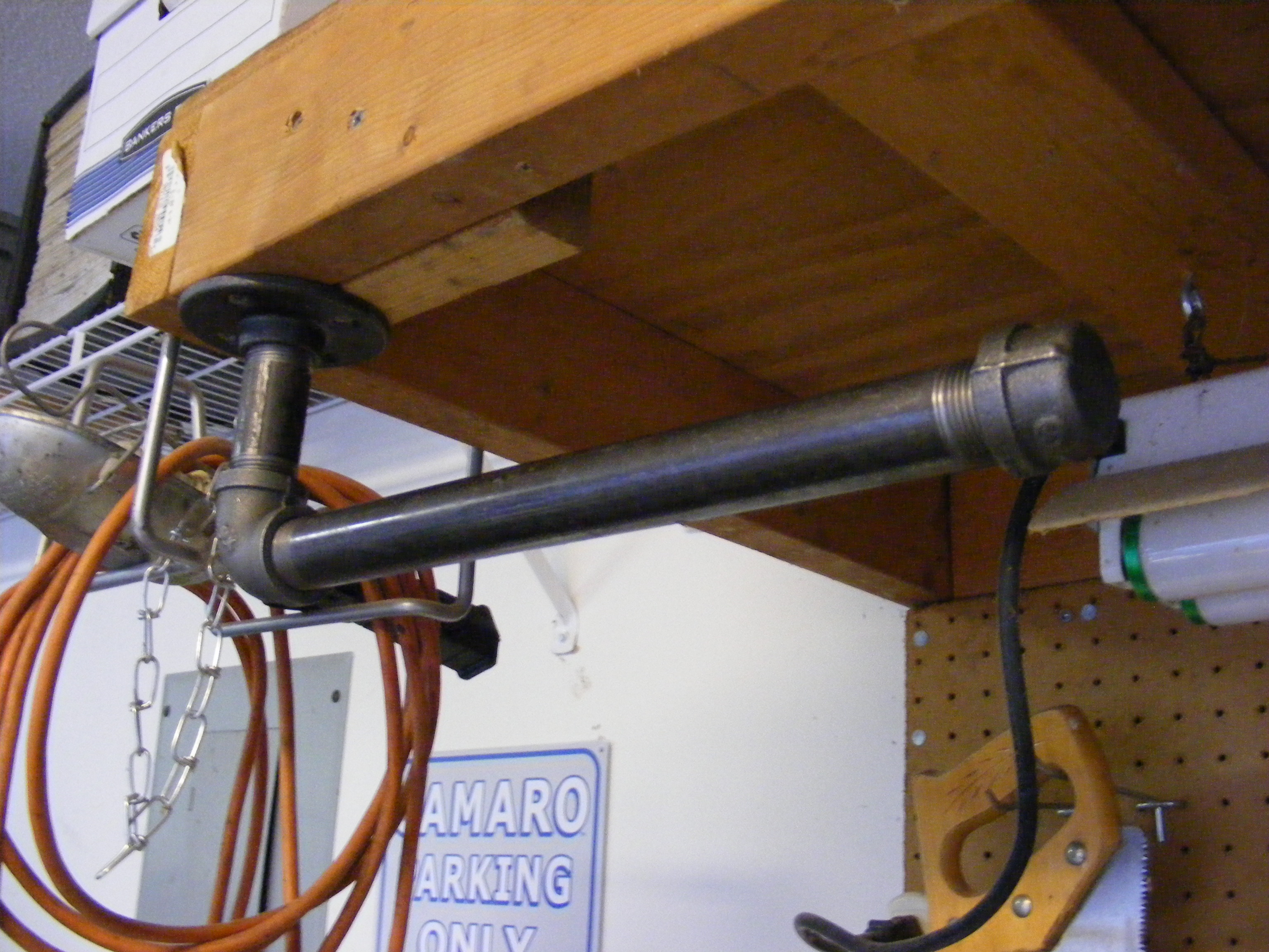 Industrial Pipe Paper Towel Holder