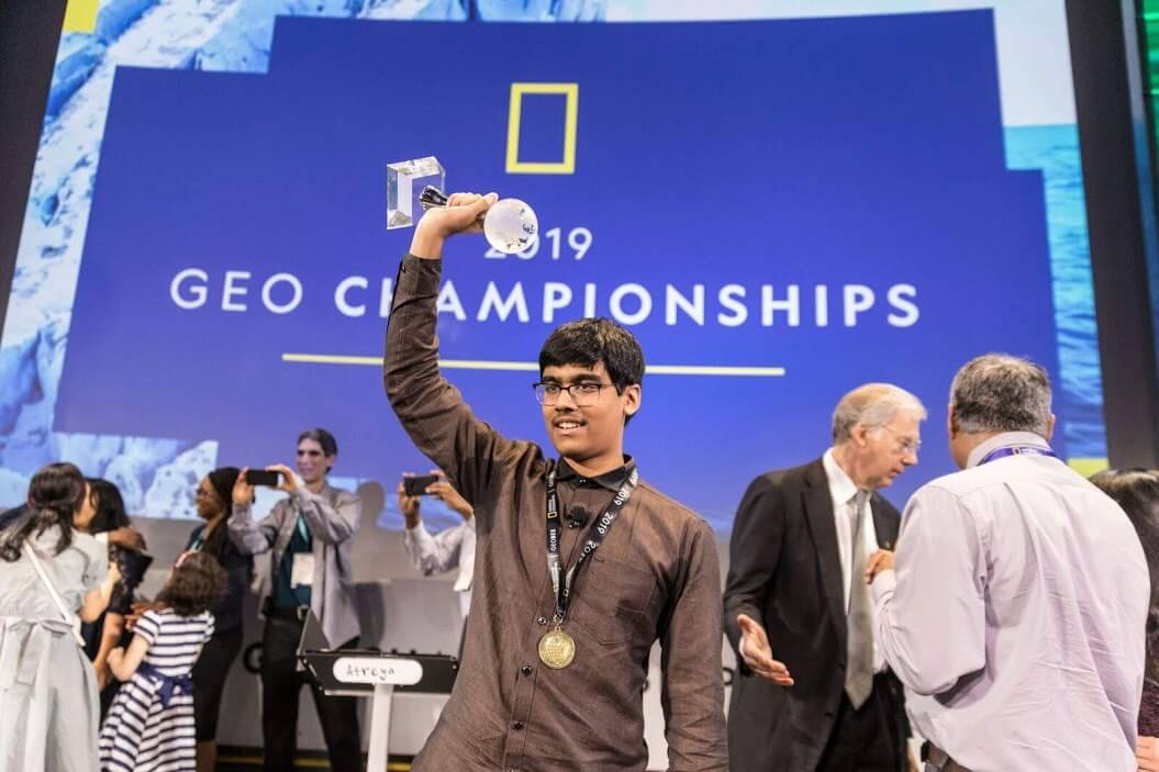 Janga wins national geography bee, sets new record Four Points News