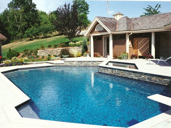 Foust Pool Construction Custom concrete inground swimming pools for