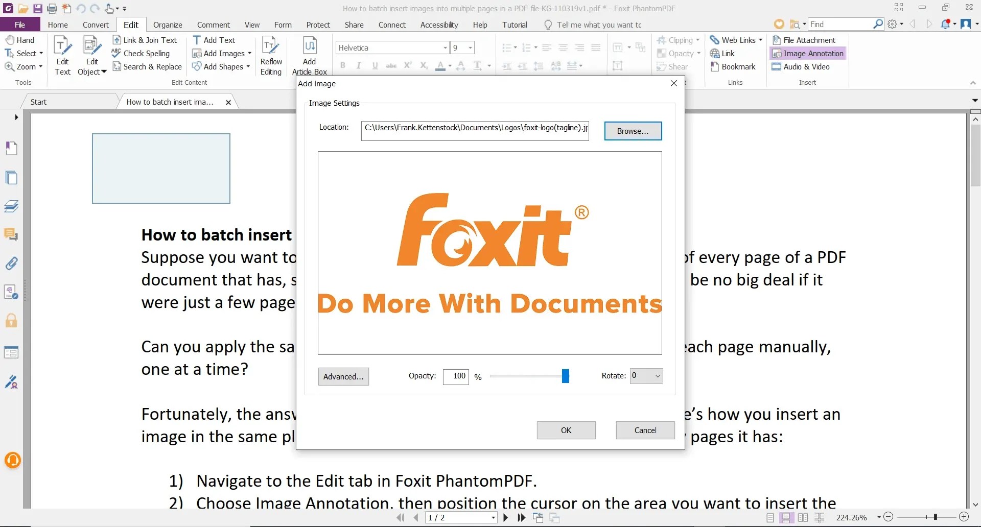 How To Apply An Image To All Pages In A PDF How To Add An Image To Pdf