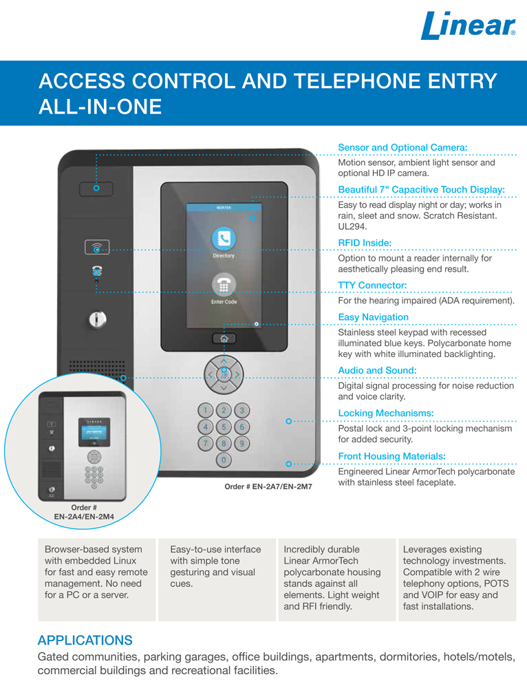 Linear Access Control Security Systems Fox Valley Fire & Safety
