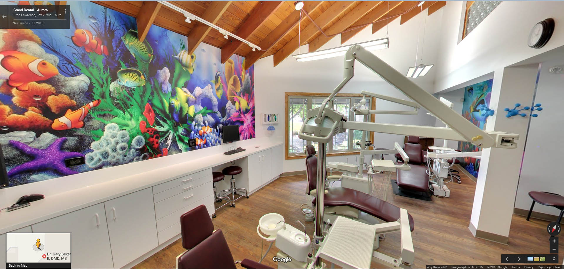 “See inside” Grand Dental on Google Street View Fox Virtual Tours