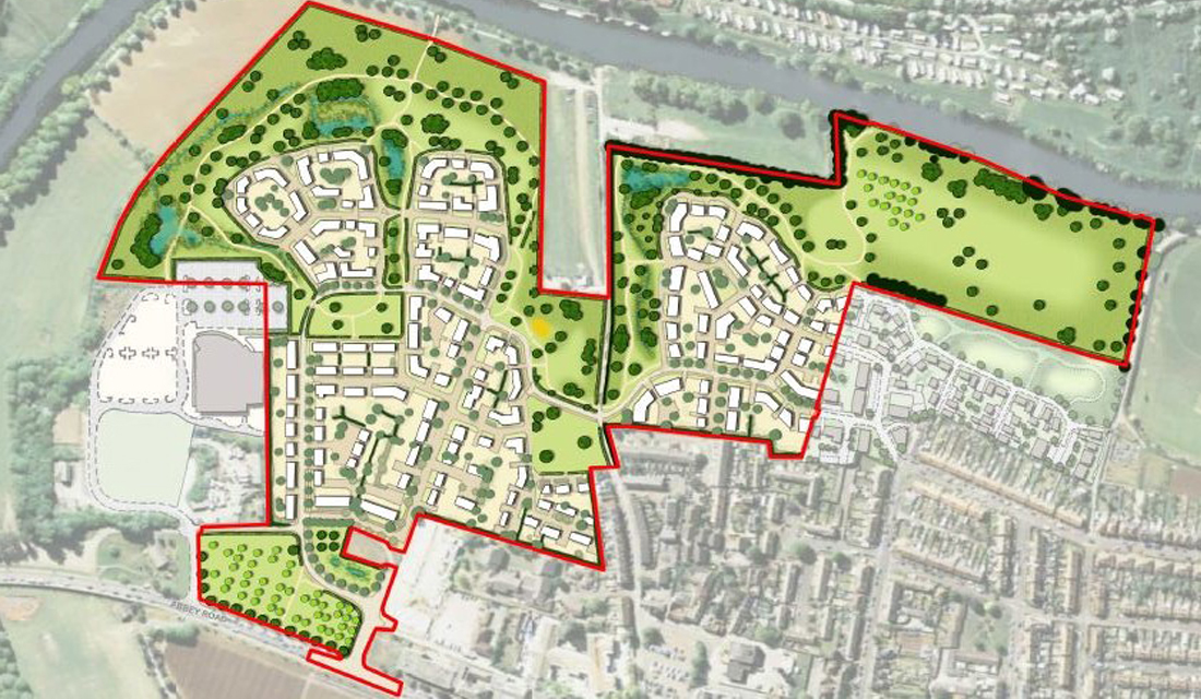 New Housing Development at Evesham FPCR Environment and Design Ltd