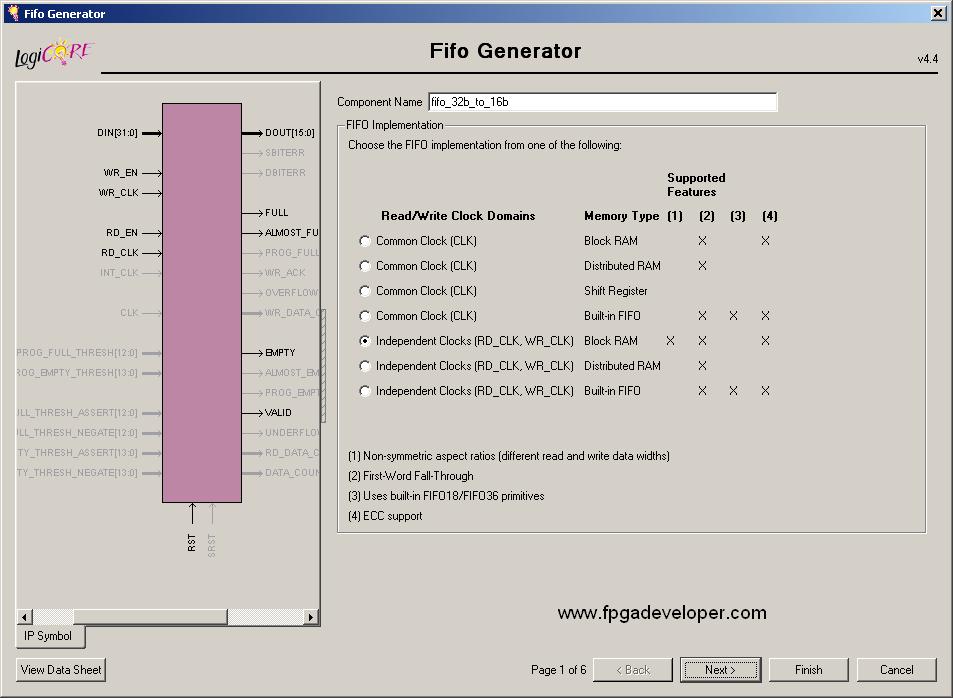 Generating Clock Domain Crossing FIFOs FPGA Developer