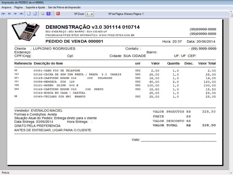 Modelo De Ordem De Serviço De Informatica Muitos Modelos
