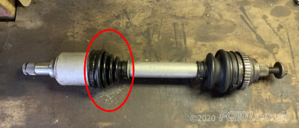 Inner CV boot replacement
