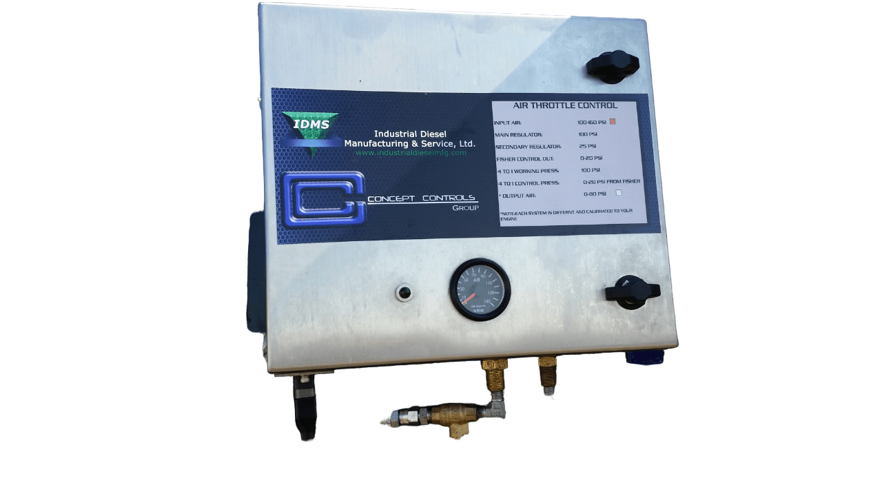 AIR THROTTLE CONTROL/INTERFACE Frac Pump Controls
