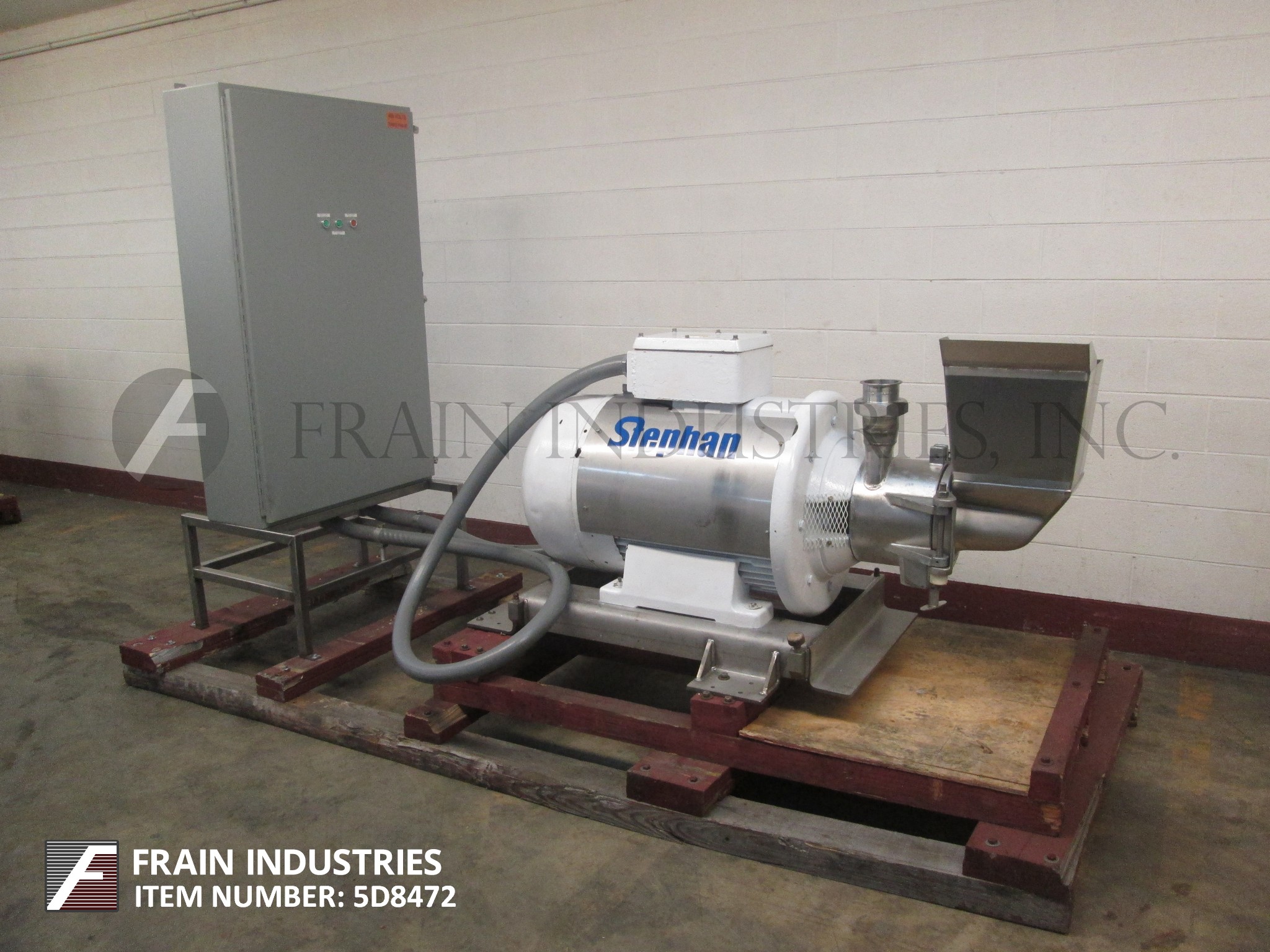 Stephan Machinery Corp Meat Equipment Emulsifier MCHD10011CS for Sale